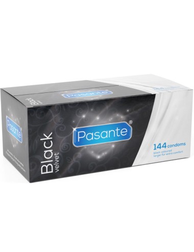 PASANTE - BLACK VELVET KONDOME BOX 144 EINHEITEN