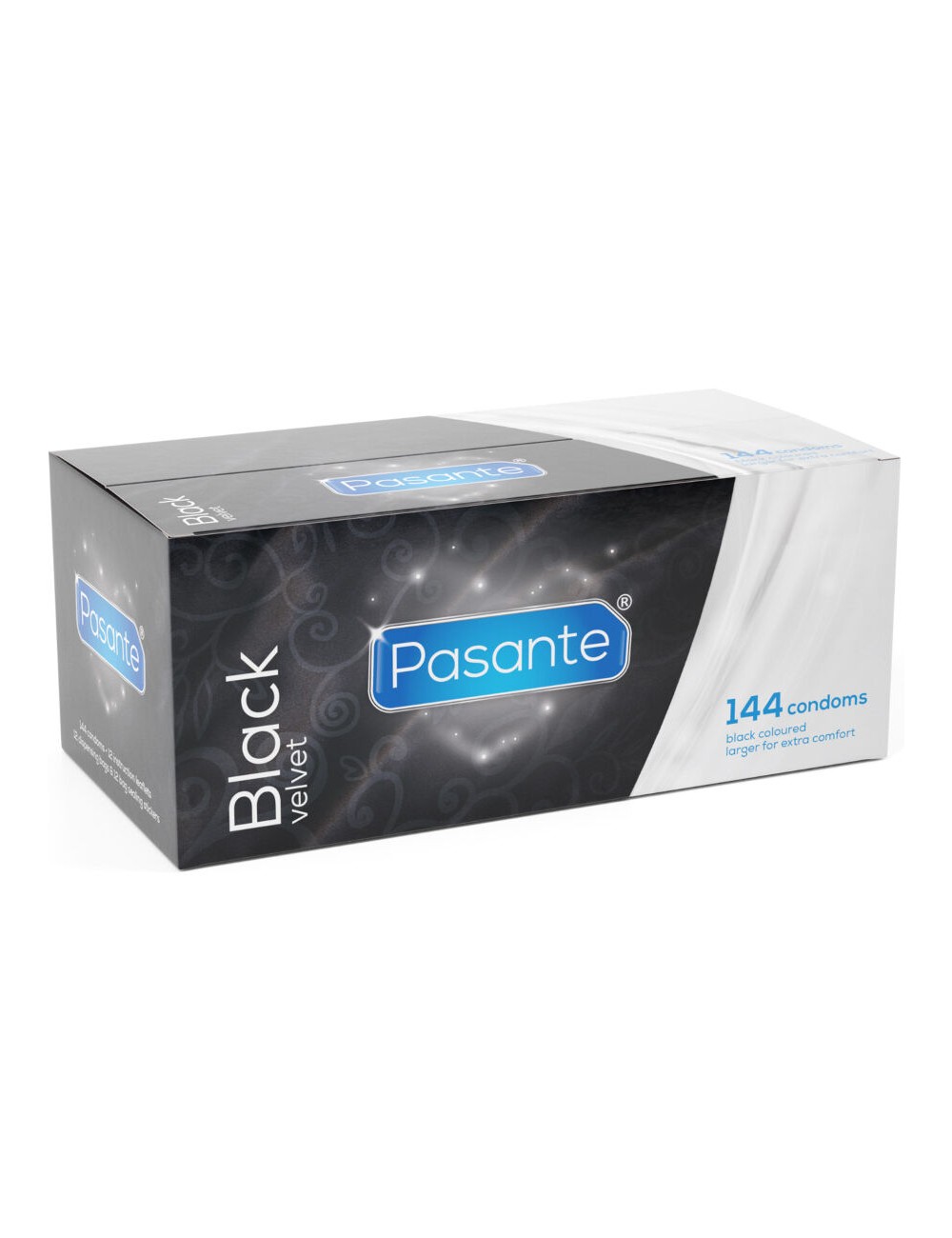 PASANTE - BLACK VELVET KONDOME BOX 144 EINHEITEN