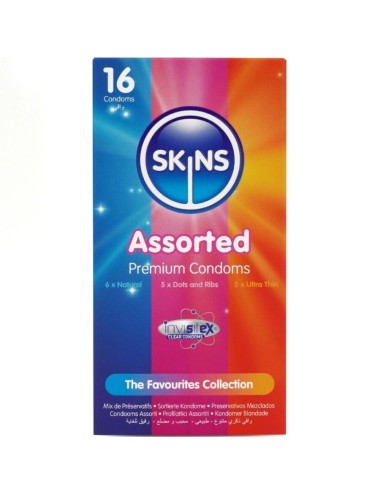 SKINS - SORTIERTE PREMIUM-KONDOME PACKUNG 16