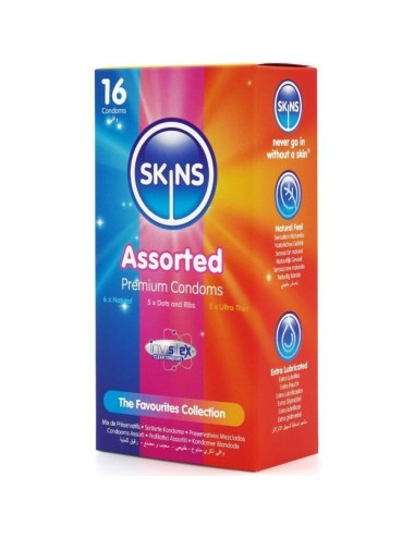 SKINS - SORTIERTE PREMIUM-KONDOME PACKUNG 16