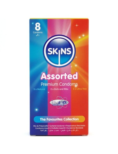 SKINS - SORTIERTE PREMIUM-KONDOME PACKUNG 8