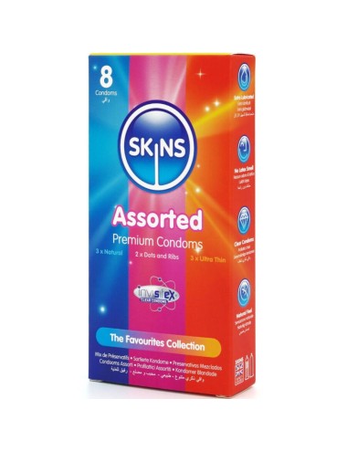 SKINS - SORTIERTE PREMIUM-KONDOME PACKUNG 8