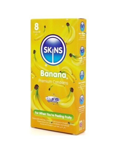 SKINS - BANANA PREMIUM KONDOME PACKUNG 8