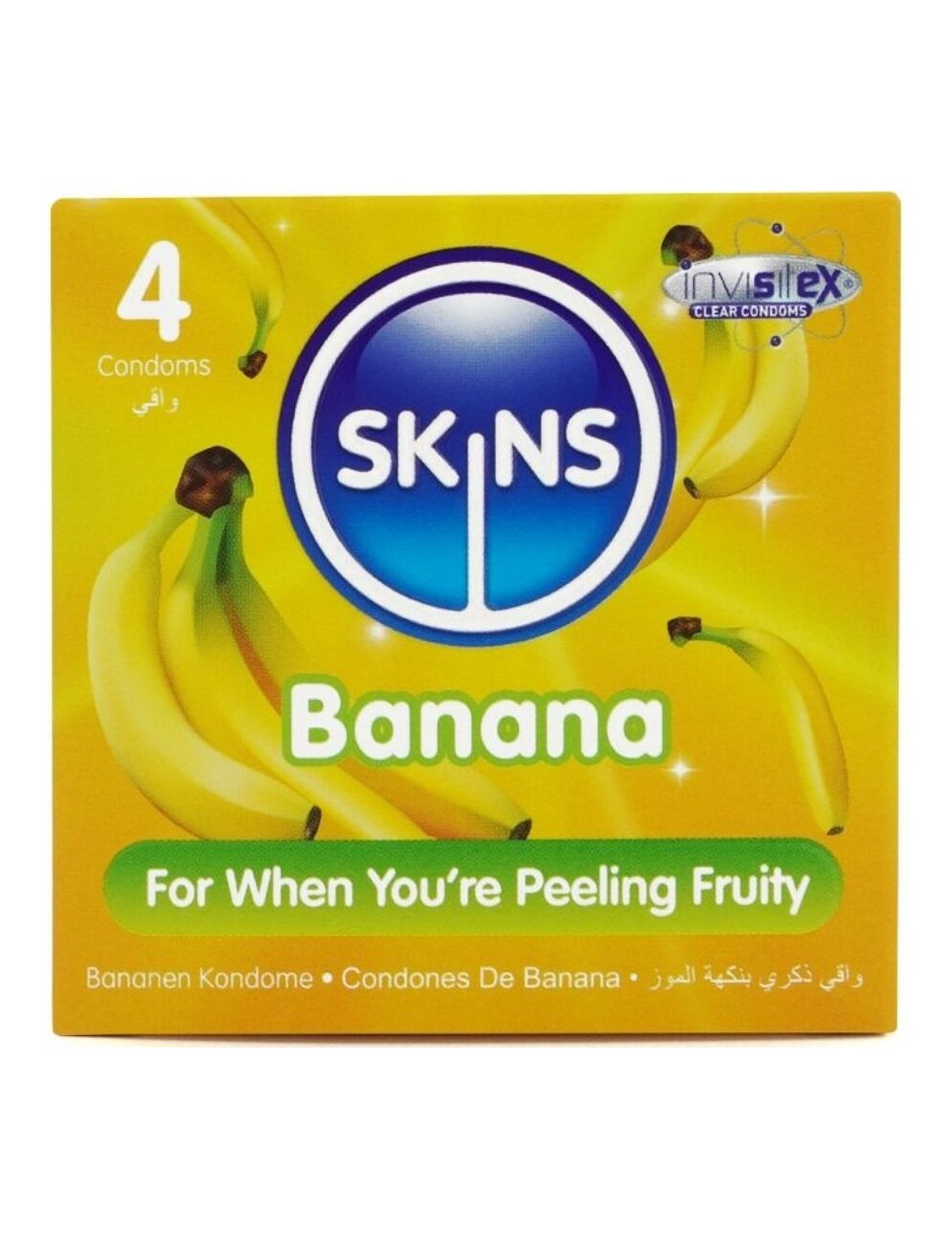 SKINS - BANANA PREMIUM KONDOME PACKUNG 4