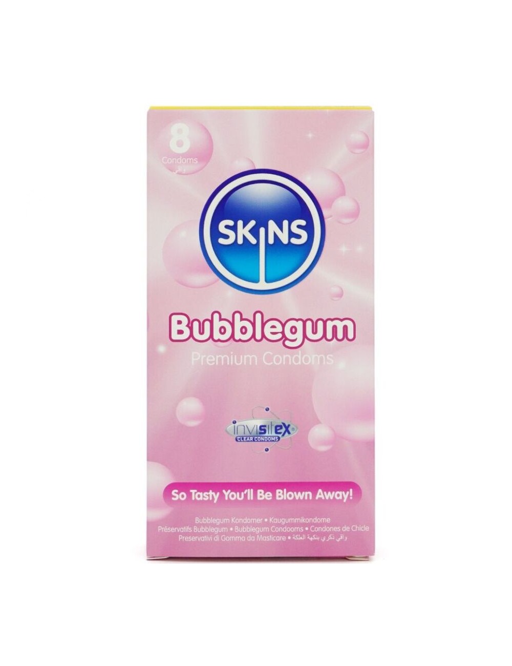 SKINS - BUBBLEGUM PREMIUM-KONDOME PACKUNG 8
