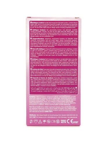 SKINS - BUBBLEGUM PREMIUM-KONDOME PACKUNG 8