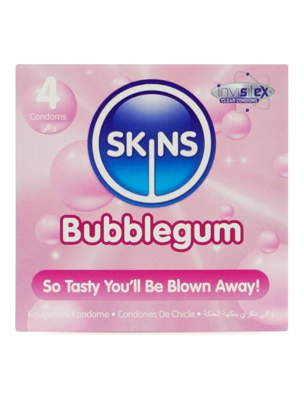 SKINS - BUBBLEGUM PREMIUM-KONDOME PACKUNG 4