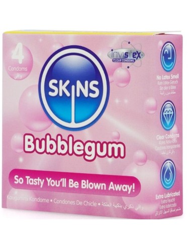 SKINS - BUBBLEGUM PREMIUM-KONDOME PACKUNG 4