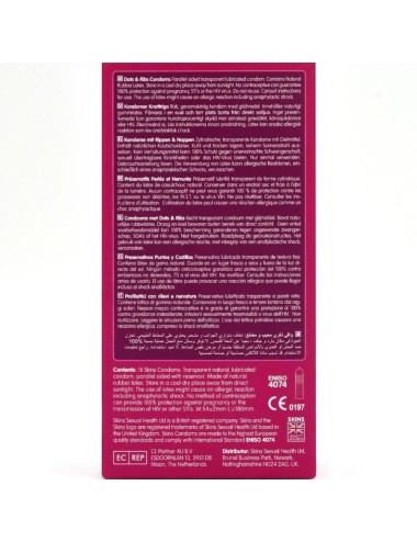 SKINS - DOTS & RIBS PREMIUM-KONDOME PACKUNG 16