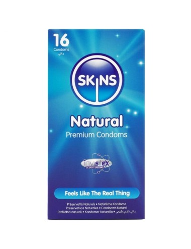 SKINS - NATÜRLICHE PREMIUM-KONDOME PACKUNG 16