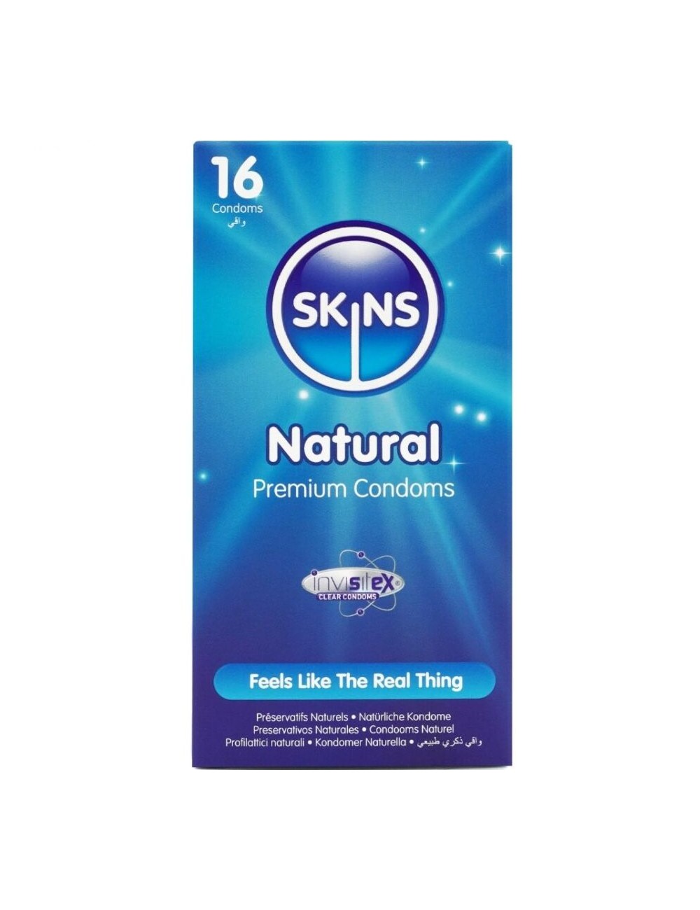 SKINS - NATÜRLICHE PREMIUM-KONDOME PACKUNG 16