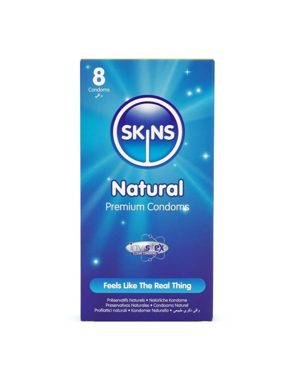 SKINS - NATÜRLICHE PREMIUM-KONDOME PACKUNG 8