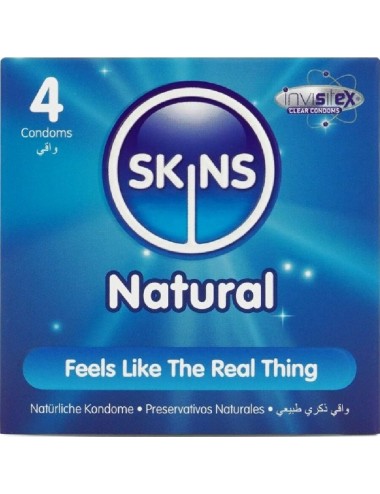 SKINS - NATÜRLICHE PREMIUM-KONDOME PACKUNG 4