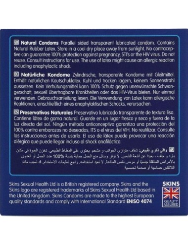 SKINS - NATÜRLICHE PREMIUM-KONDOME PACKUNG 4