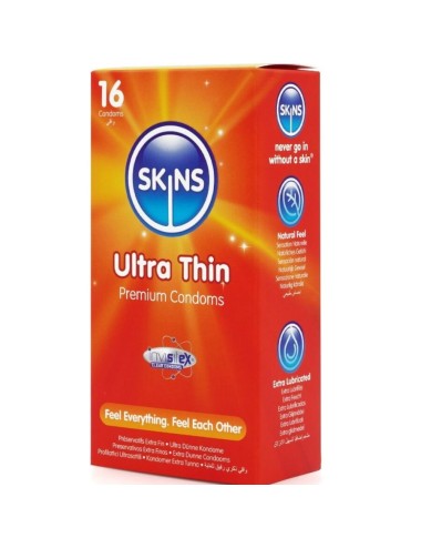 SKINS - ULTRADÜNNE PREMIUM-KONDOME PACKUNG 16