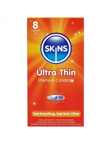 SKINS - ULTRA DÜNNE PREMIUM-KONDOME PACKUNG 8