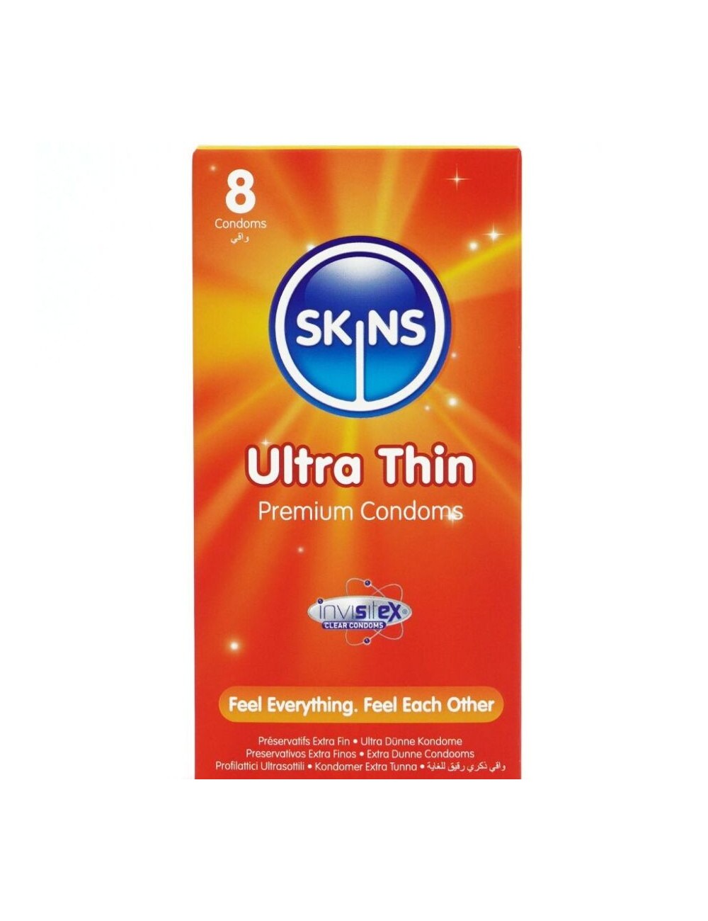 SKINS - ULTRA DÜNNE PREMIUM-KONDOME PACKUNG 8