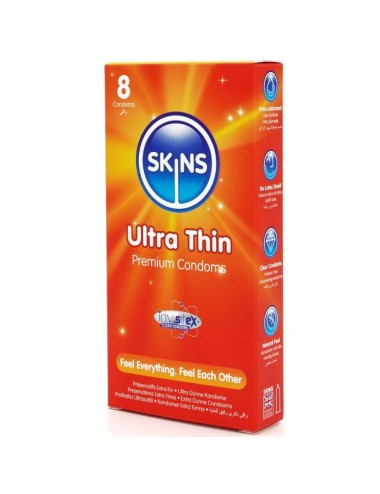 SKINS - ULTRA DÜNNE PREMIUM-KONDOME PACKUNG 8