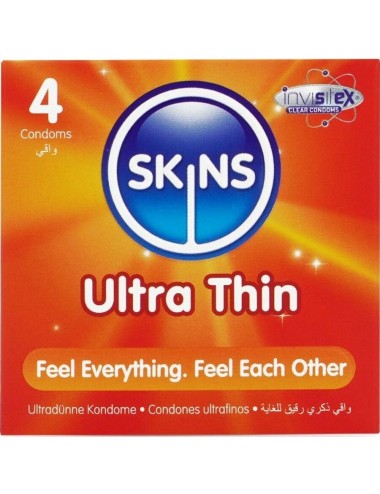 SKINS - ULTRADÜNNE PREMIUM-KONDOME PACKUNG 4