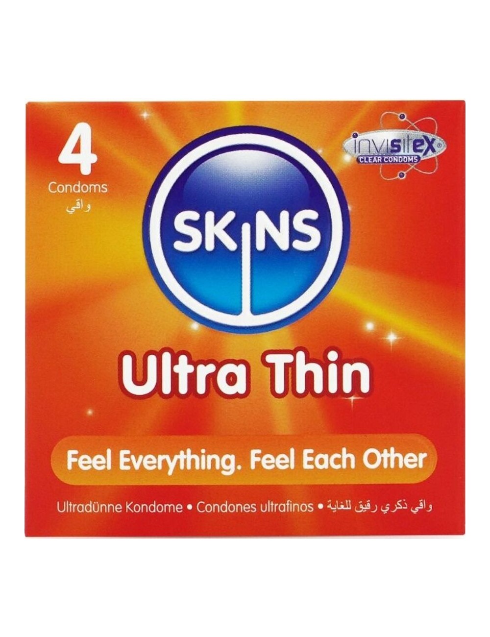 SKINS - ULTRADÜNNE PREMIUM-KONDOME PACKUNG 4