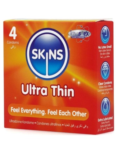 SKINS - ULTRADÜNNE PREMIUM-KONDOME PACKUNG 4