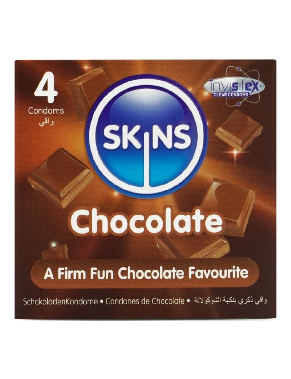 SKINS - SCHOKOLADE PREMIUM-KONDOME PACKUNG 4