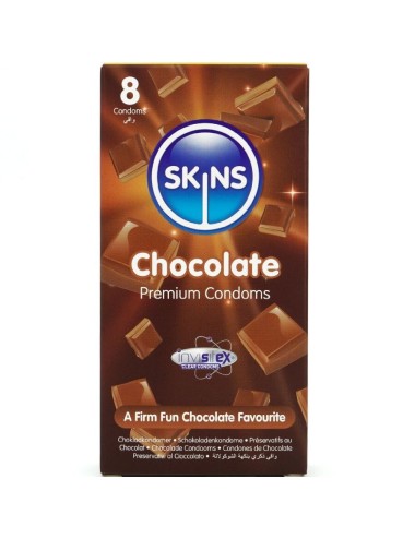 SKINS - SCHOKOLADE PREMIUM-KONDOME PACKUNG 8