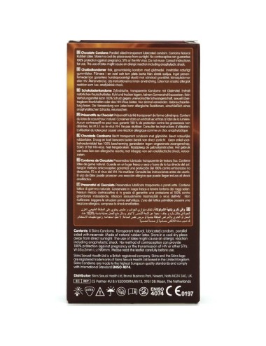 SKINS - SCHOKOLADE PREMIUM-KONDOME PACKUNG 8