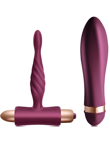CLIMAXIMUM - DARE KIT TWISTED VIBRATOR + ANAL PLUG ANFÄNGER