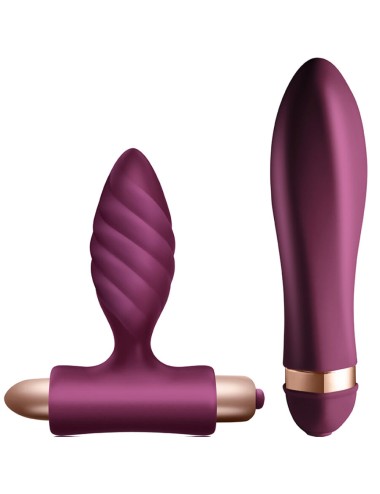 CLIMAXIMUM - DESIRE KIT TWISTED VIBRATOR + ANALPLUG