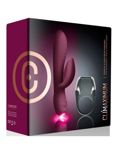 CLIMAXIMUM - LAMOUR KIT RABBIT VIBRATOR + LED-PENISRING