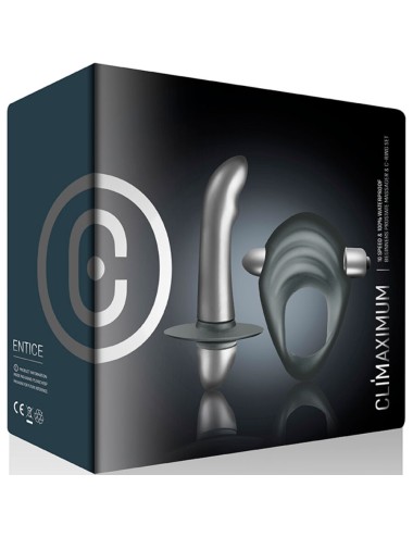 CLIMAXIMUM - ENTICE KIT COCK RING + PROSTATA VIBRATOR ANFÄNGER