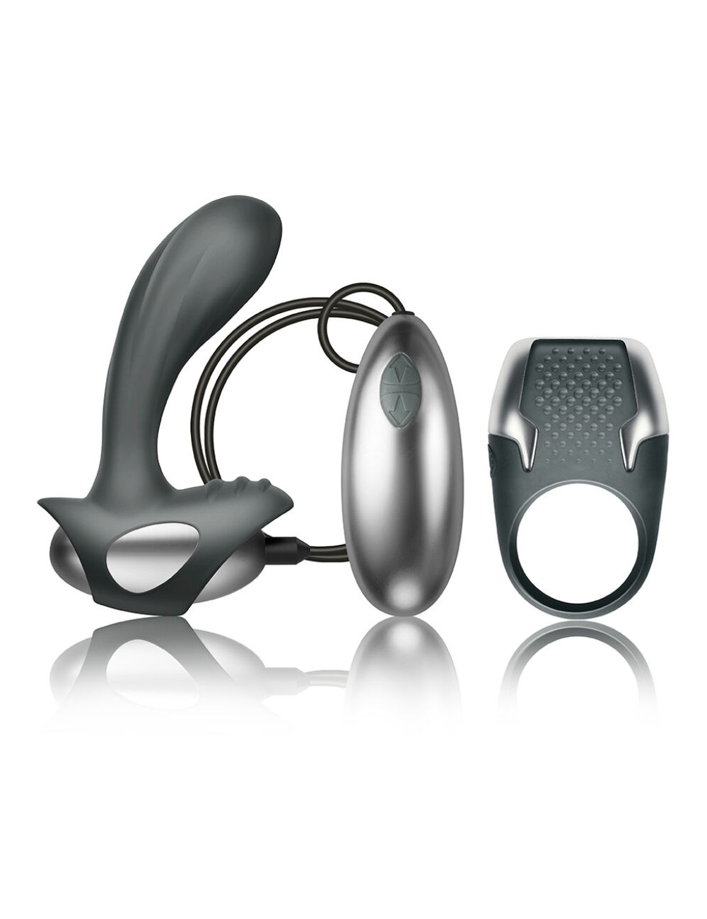 CLIMAXIMUM - EXCITE KIT COCK RING + DRAHT-PROSTATAMASSAGEGERÄT CLIMAXIMUM - EXCITE KIT COCK RING + DRAHT-PROSTATAMASSAGEGERÄT