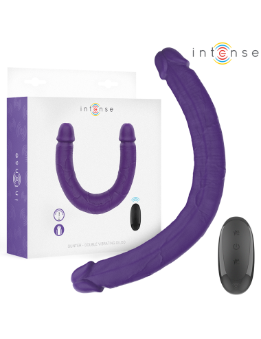 INTENSE - GUNTER DILDO DOPPELVIBRATOR 40 CM LILA FERNBEDIENUNG