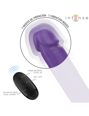 INTENSE - GUNTER DILDO DOPPELVIBRATOR 40 CM LILA FERNBEDIENUNG
