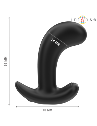 INTENSE - CHANDLER ANAL PLUG 10 VIBRATIONEN SCHWARZ FERNBEDIENUNG