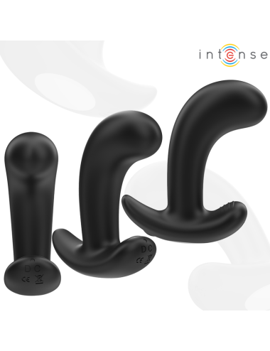 INTENSE - CHANDLER ANAL PLUG 10 VIBRATIONEN SCHWARZ FERNBEDIENUNG