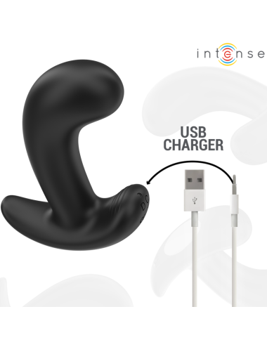 INTENSE - CHANDLER ANAL PLUG 10 VIBRATIONEN SCHWARZ FERNBEDIENUNG