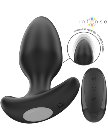 INTENSE - JOEY ANAL PLUG 10 VIBRATIONEN SCHWARZ FERNBEDIENUNG