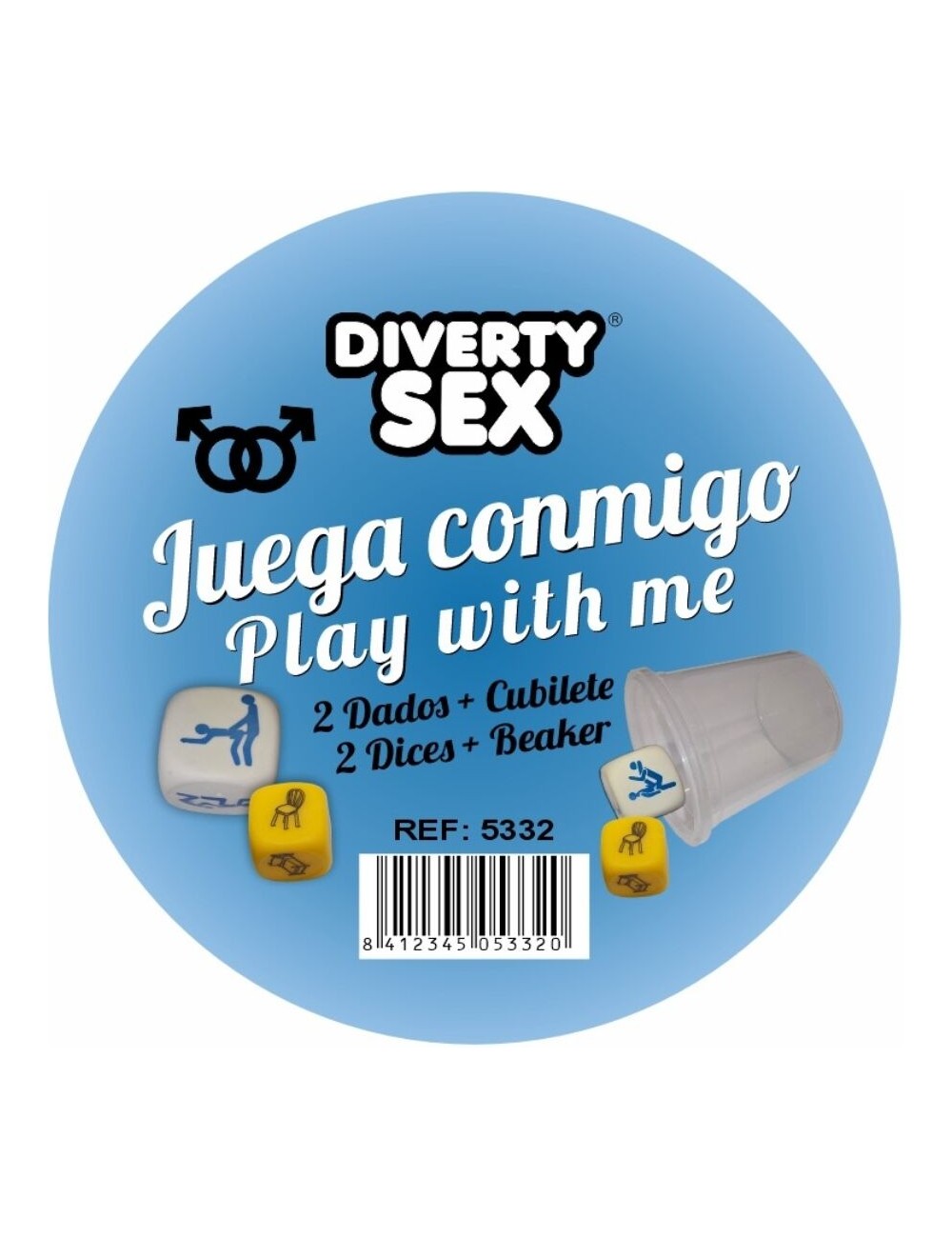 DIABLO PICANTE - WÜRFELSPIELPLATZ + POSITIONEN FÜR MÄNNER MIT BECHER