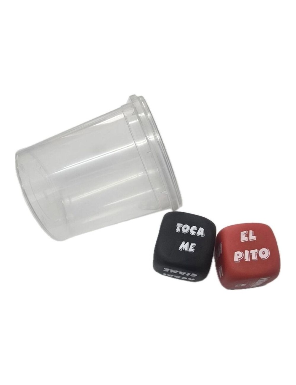 DIABLO PICANTE - WÜRFELSPIEL VERB + KÖRPERTEIL MIT BECHER