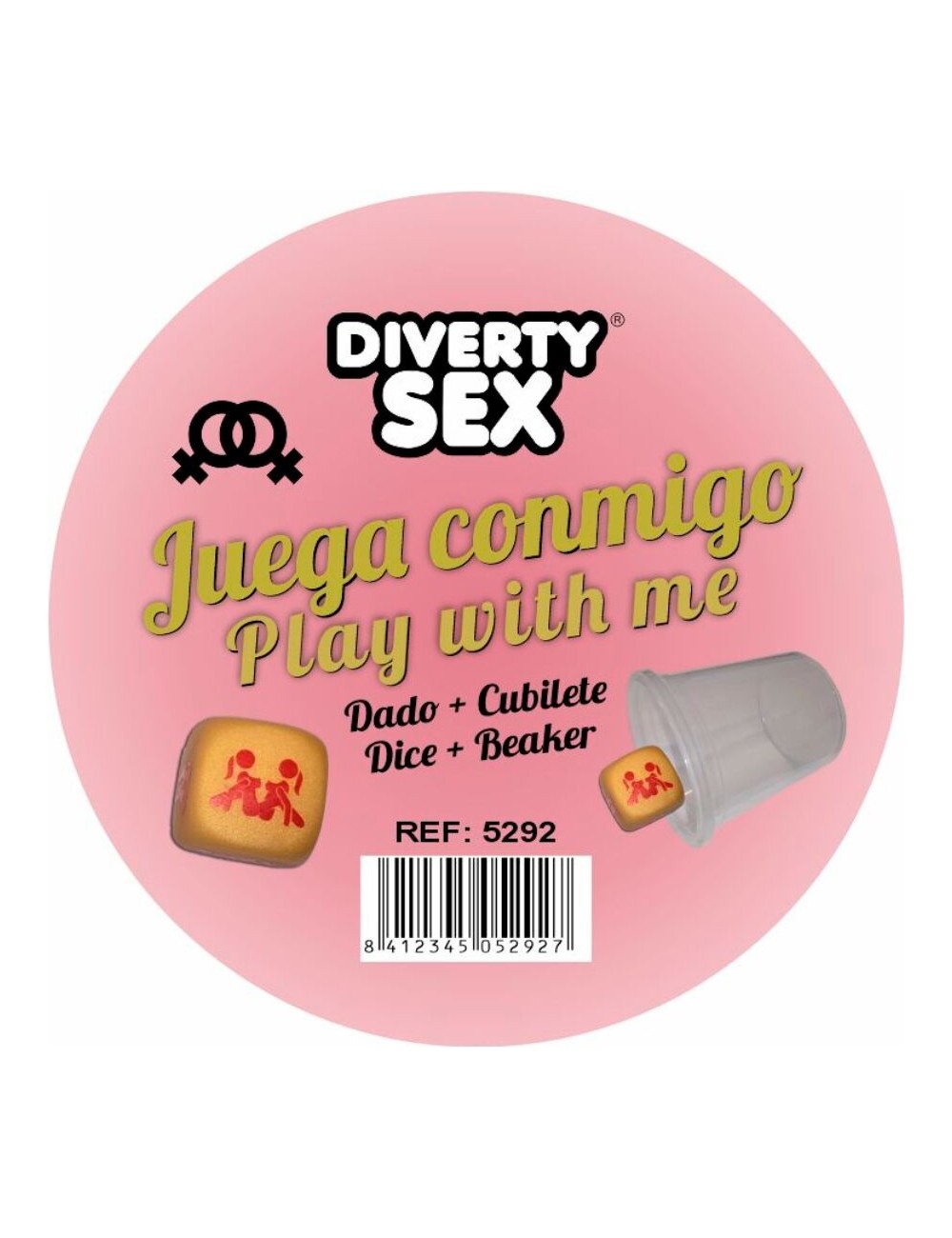 DIABLO PICANTE – GOLDENE HARTE WÜRFEL MIT FRAUENPOSITIONEN UND WÜRFEL