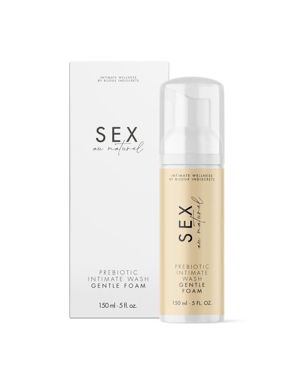 BIJOUX INDISCRETS – SEX AU NATUREL PRÄBIOTISCHES INTIMGEL MIT SCHAUM 150 ML