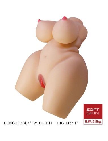 CRAZY BULL - GRACE REALISTISCHER WEIBLICHER TORSO VAGINA UND ANAL 7