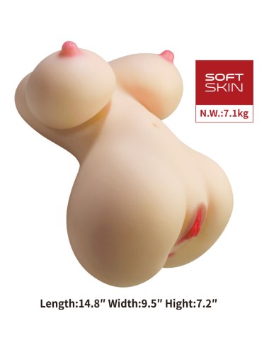 CRAZY BULL - FIONA REALISTISCHER WEIBLICHER TORSO VAGINA UND ANAL 7