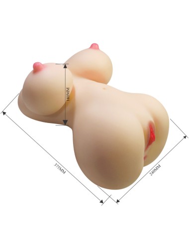 CRAZY BULL - FIONA REALISTISCHER WEIBLICHER TORSO VAGINA UND ANAL 7,1 KG