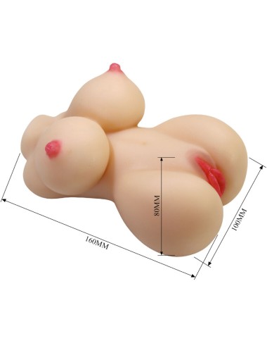 CRAZY BULL - HERTA MINI TORSO REALISTISCHE WEIBLICHE VAGINA 497 G