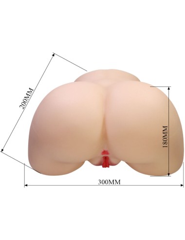 CRAZY BULL - OLIVIA REALISTISCHER WEIBLICHER PO, VAGINA UND ANAL, 5,5 KG