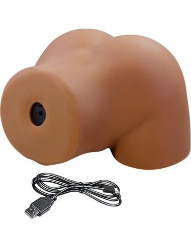 CRAZY BULL - GERIANN REALISTISCHER WEIBLICHER PO-VIBRATOR UND SAUGER MIT TON 5,5 KG