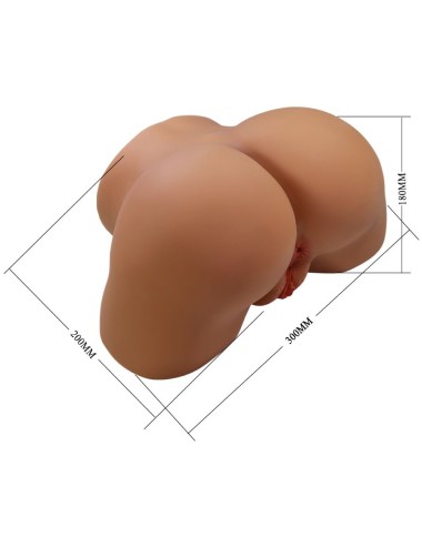 CRAZY BULL - GERIANN REALISTISCHER WEIBLICHER PO-VIBRATOR UND SAUGER MIT TON 5,5 KG